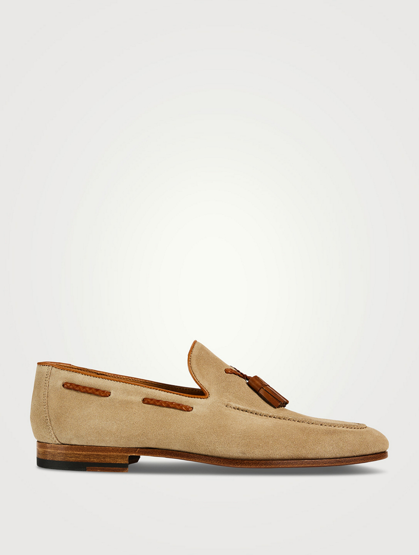 Magnanni hot sale suede loafers