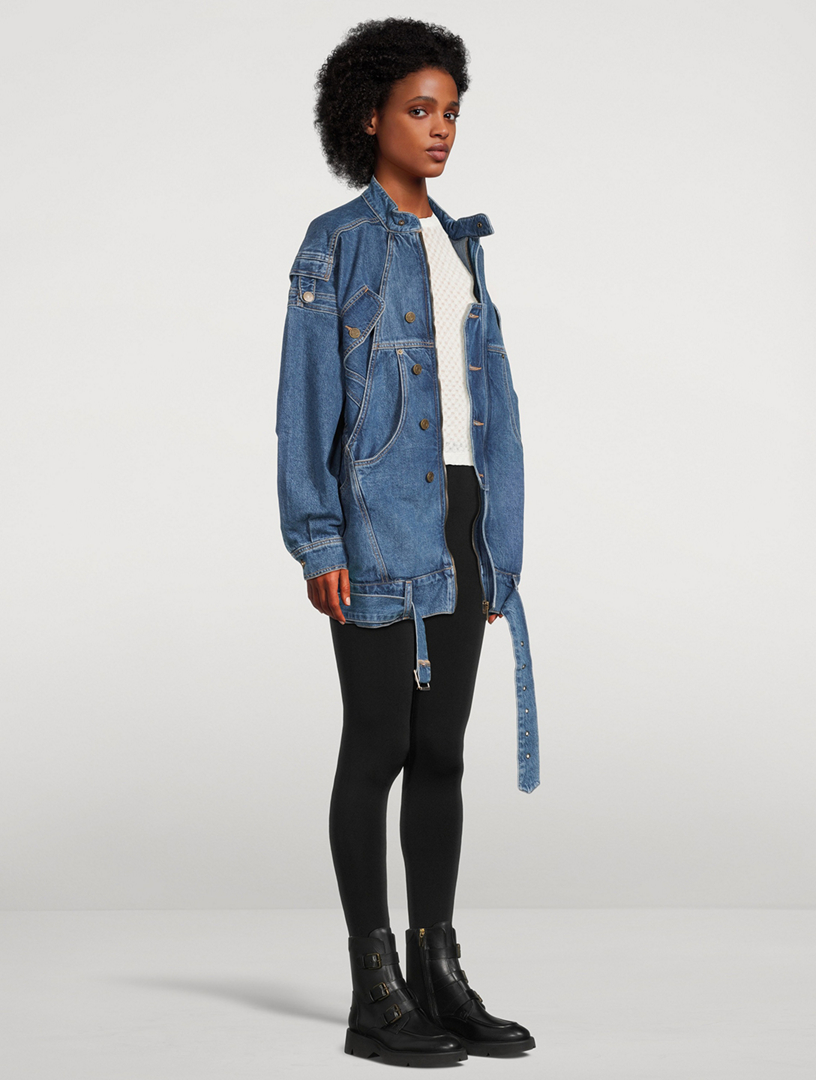 Frame flounce denim store jacket