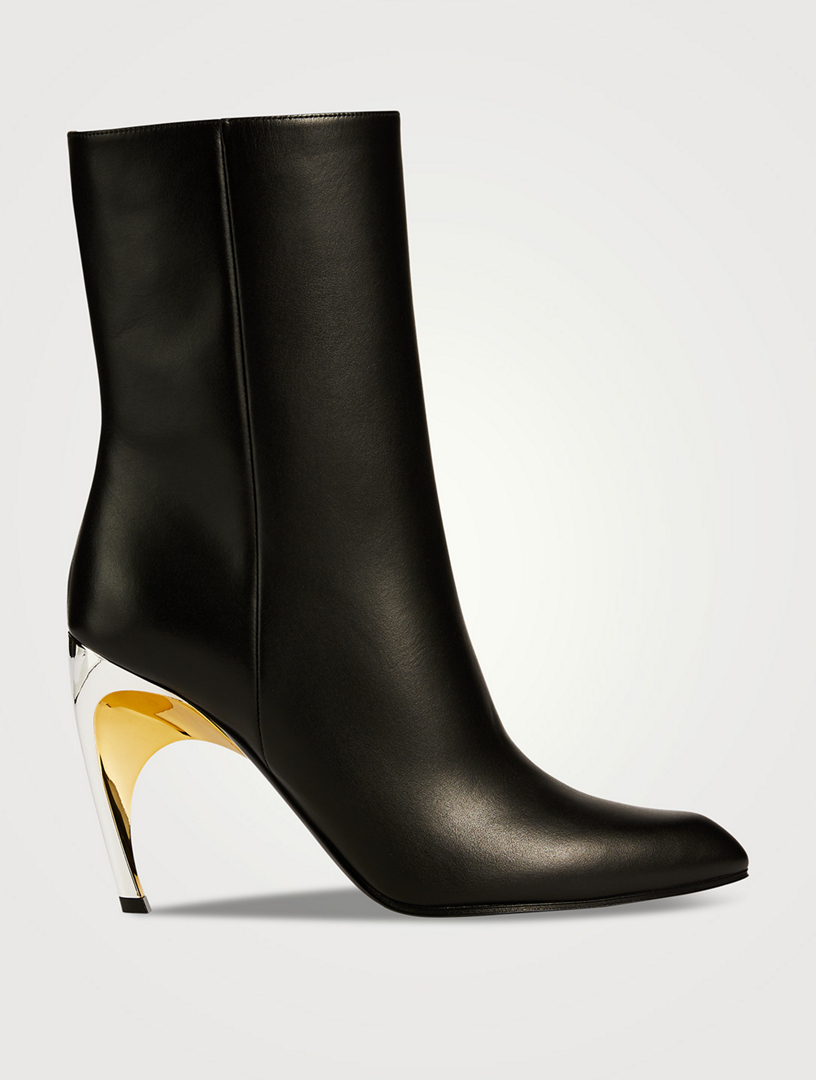 Designer heeled clearance boots