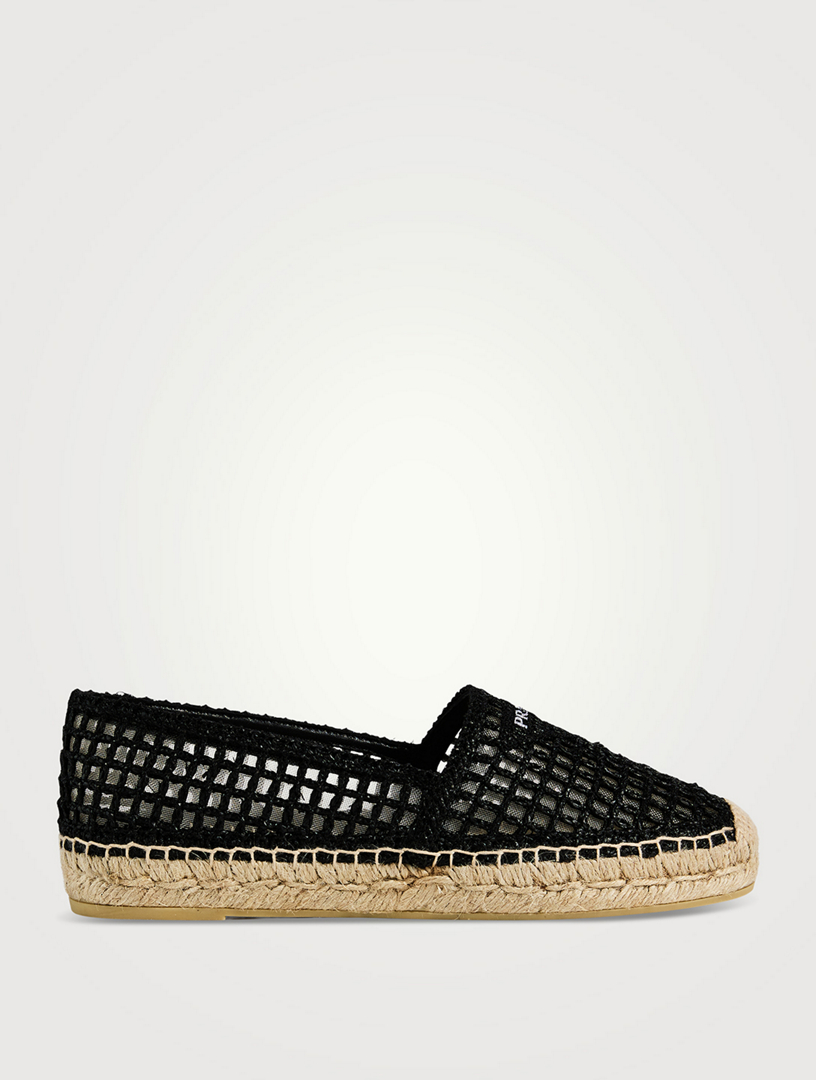 Prada on sale gold espadrilles