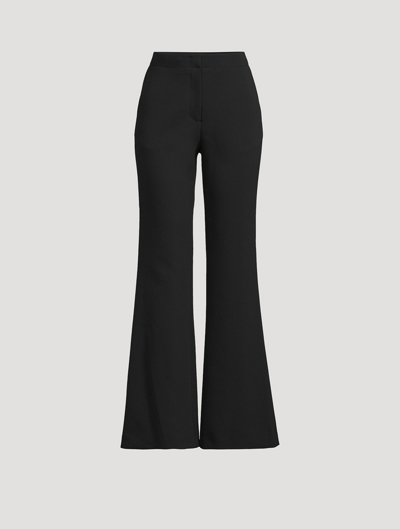 Akris punto Frankie Straight-Leg Cotton-Stretch Cropped Pants