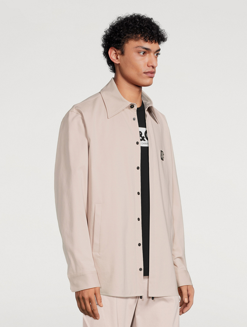 Technical Cotton-Blend Overshirt