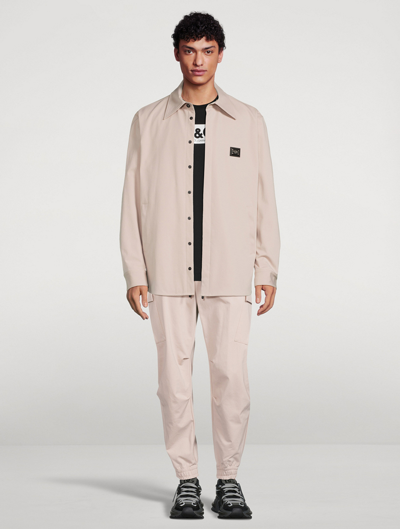 Technical Cotton-Blend Overshirt