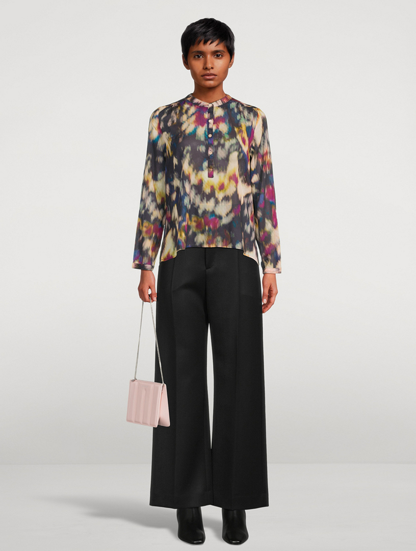 Maria Printed Cotton Blouse