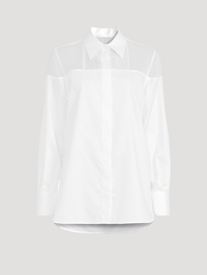 Maison Close long-sleeve semi-sheer Shirt - Farfetch