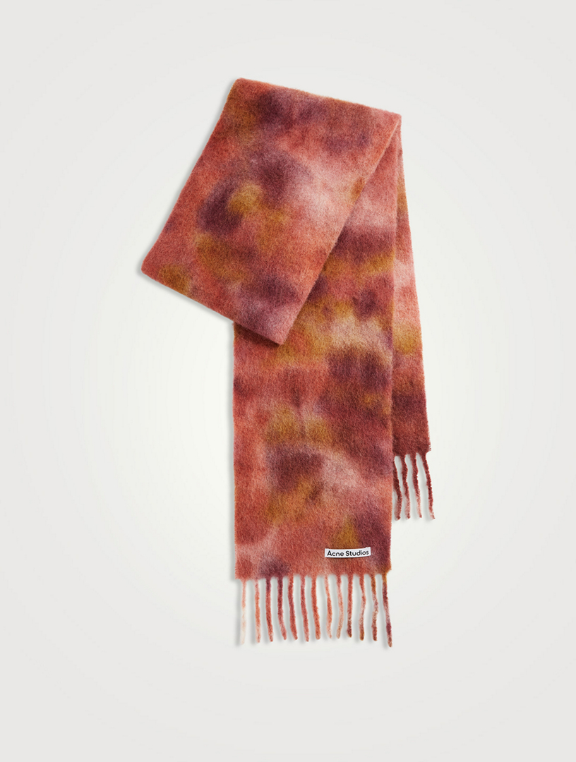 ACNE STUDIOS Wool And Mohair Fringe Scarf | Holt Renfrew