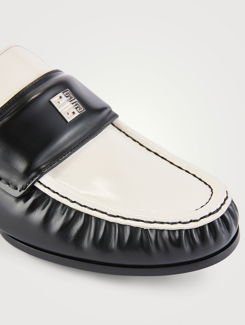 4G Bicolour Leather Loafers