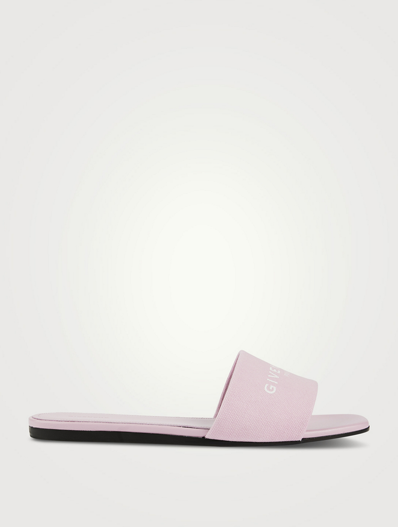 GIVENCHY Canvas Slide Sandals Holt Renfrew