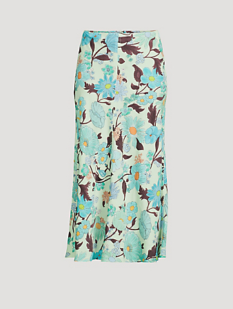 Midi Skirt In Lady Garden Print