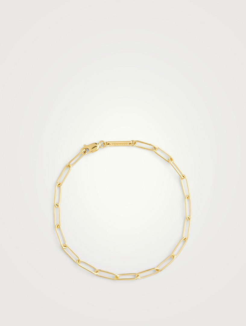 アクセサリー Tom Wood Gold Box Chain Bracelet Tom Wood Gold Box Bracelet Tom Wood