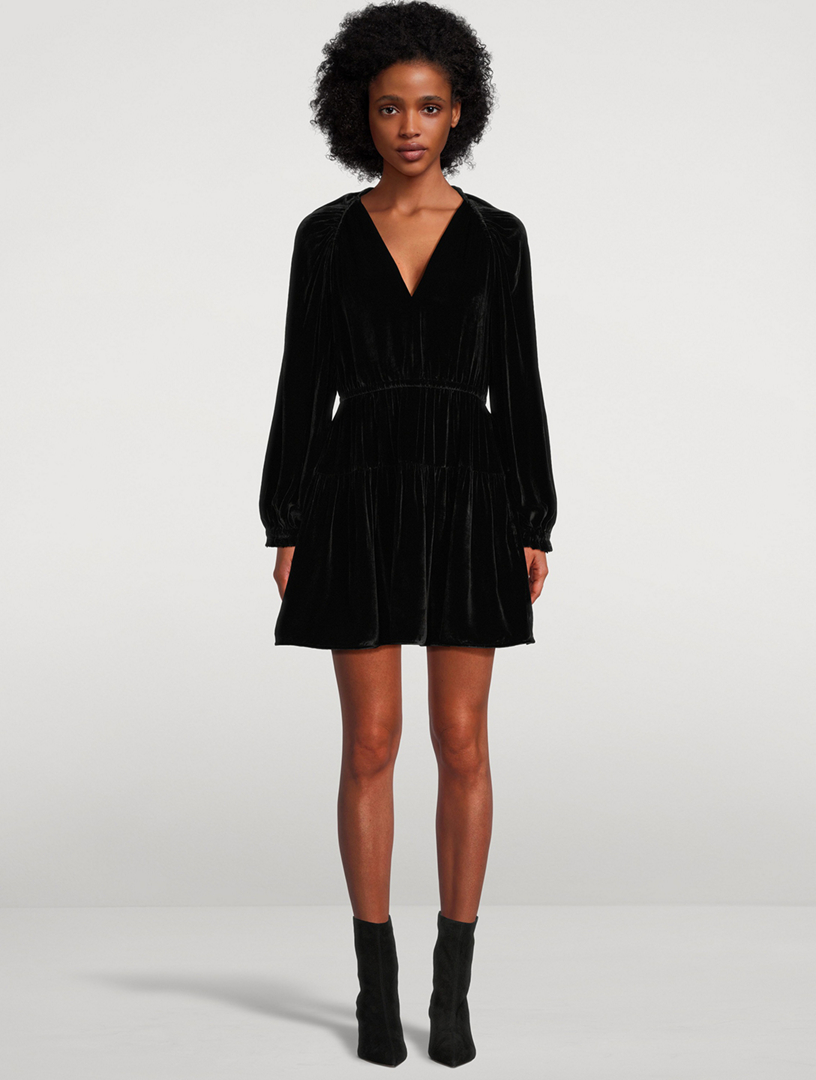 Audrey Velvet Mini Dress