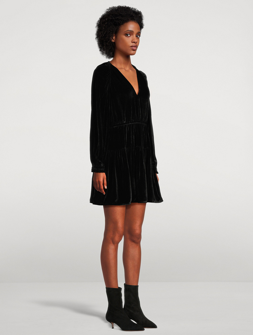 Audrey Velvet Mini Dress