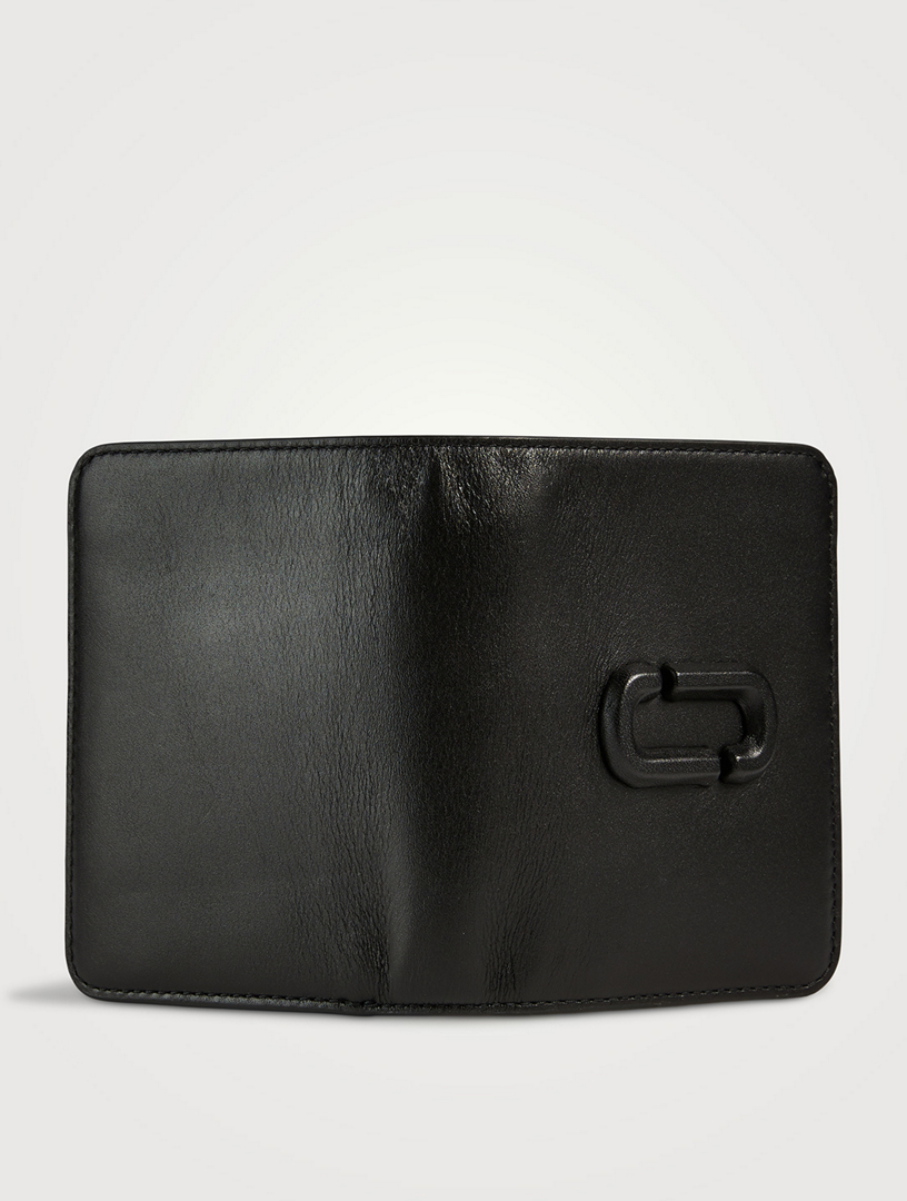 MARC JACOBS The Mini J Marc Leather Compact Wallet | Holt