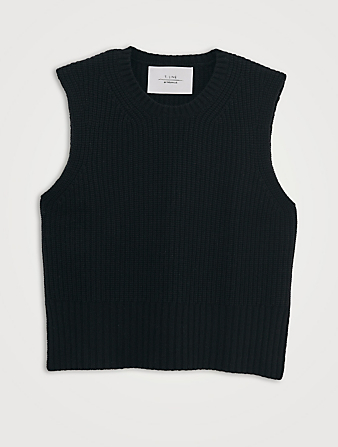 Lou Wool And Cashmere Sweater Vest