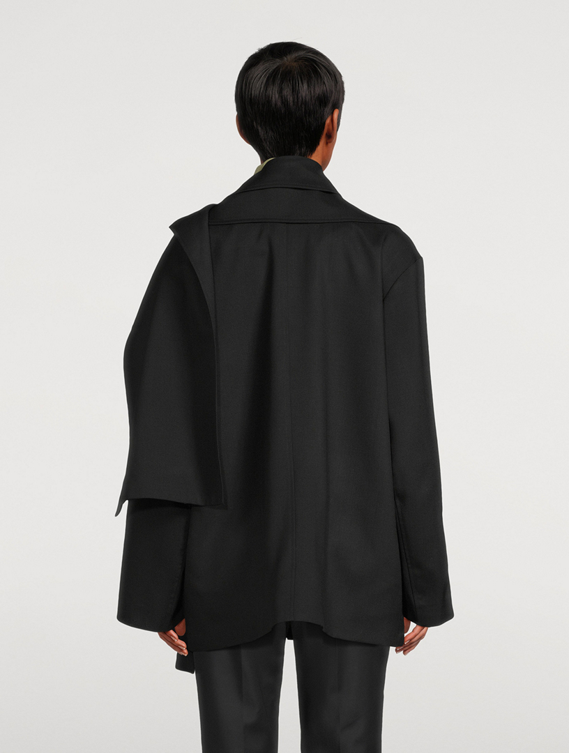 Wool Scarf Jacket