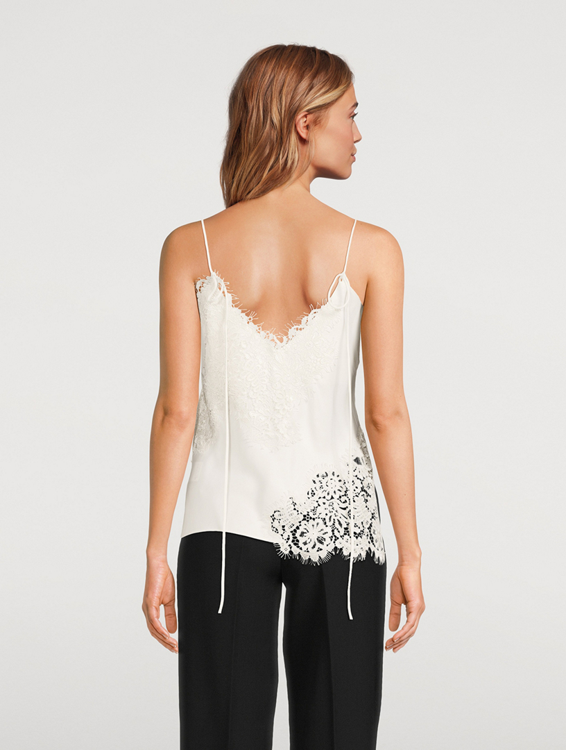 Róhe lace camisole top cream