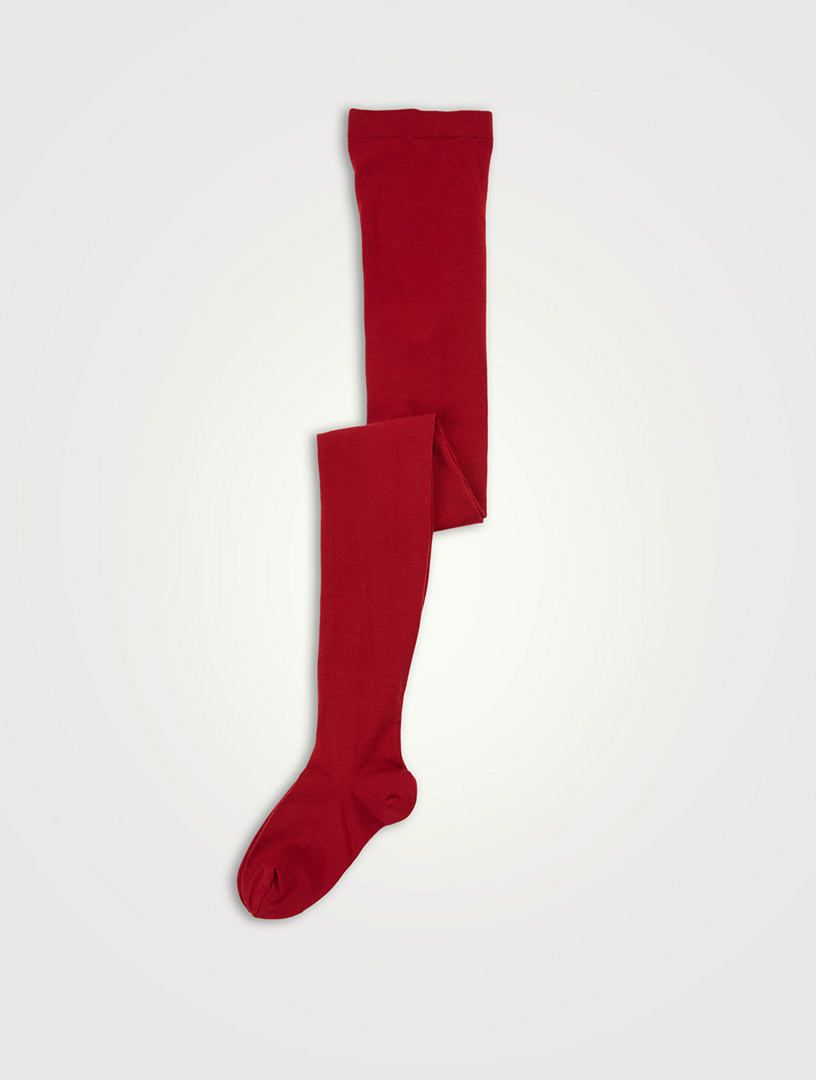 Wolford Merino Tights in Soft Cherry