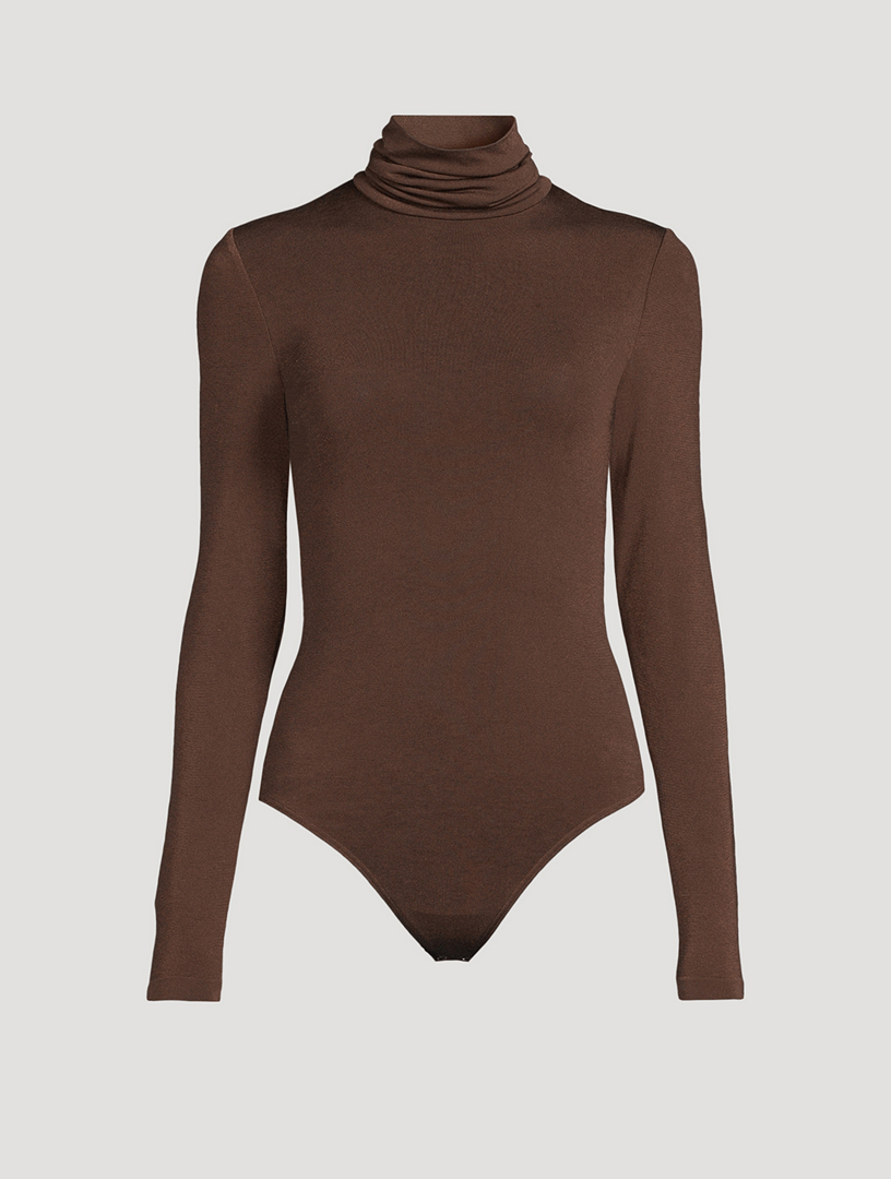 SKIMS Fits Everybody High Neck Bodysuit - Sienna - ShopStyle Plus Size  Lingerie