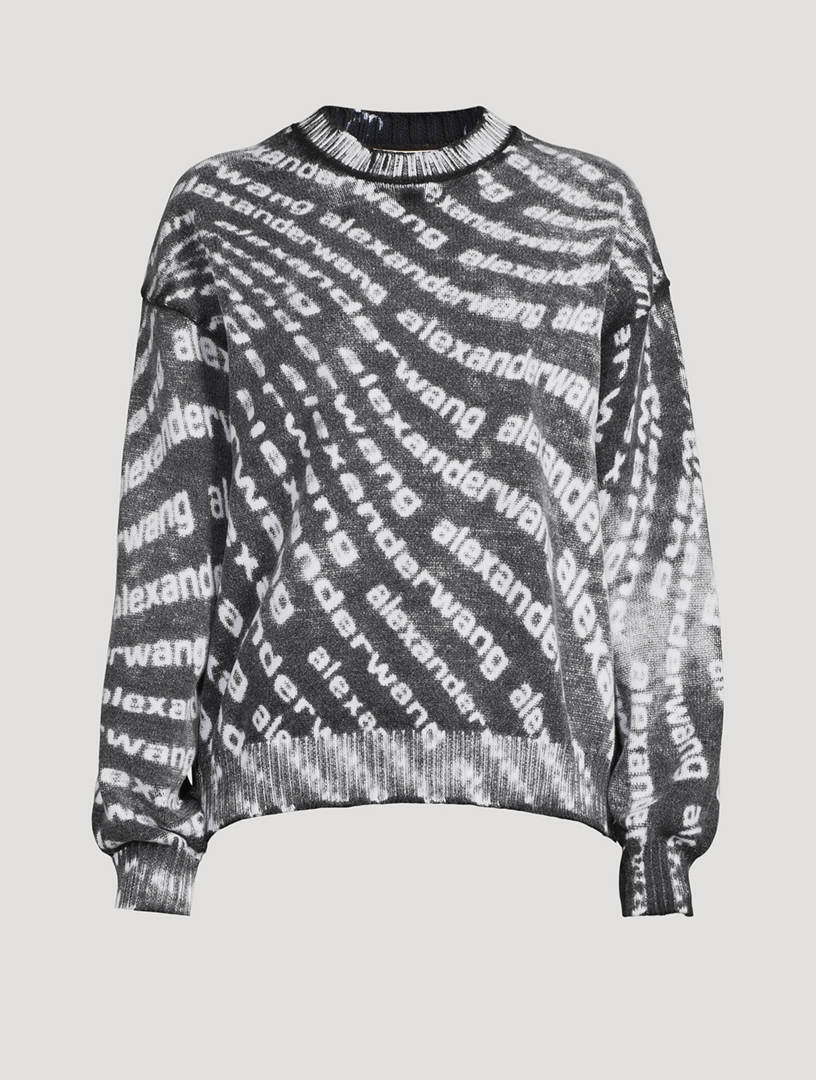 ALEXANDER WANG Logo Wave Sweatshirt | Holt Renfrew