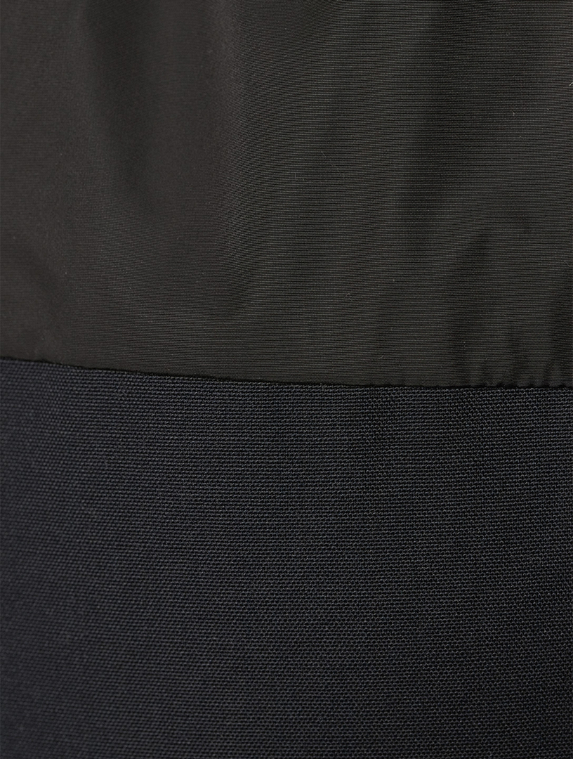 Articulated Crisp Nylon Trousers
