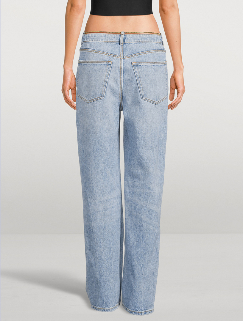 V-Front Relaxed Jeans