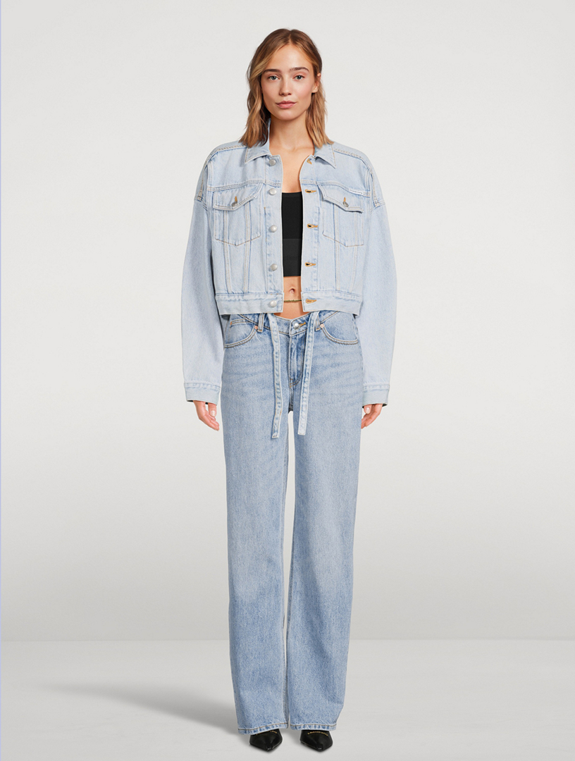 V-Front Relaxed Jeans