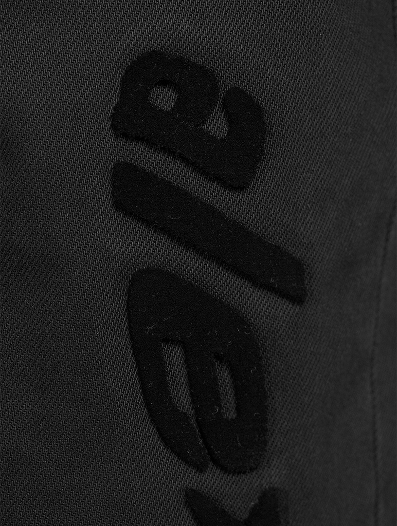 EZ Wavy Logo Straight-Leg Jeans