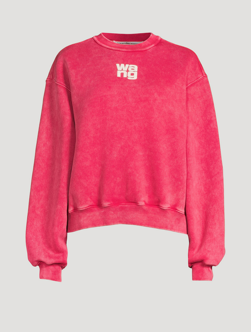 SKIMS: Pink Cotton Fleece Classic Hoodie