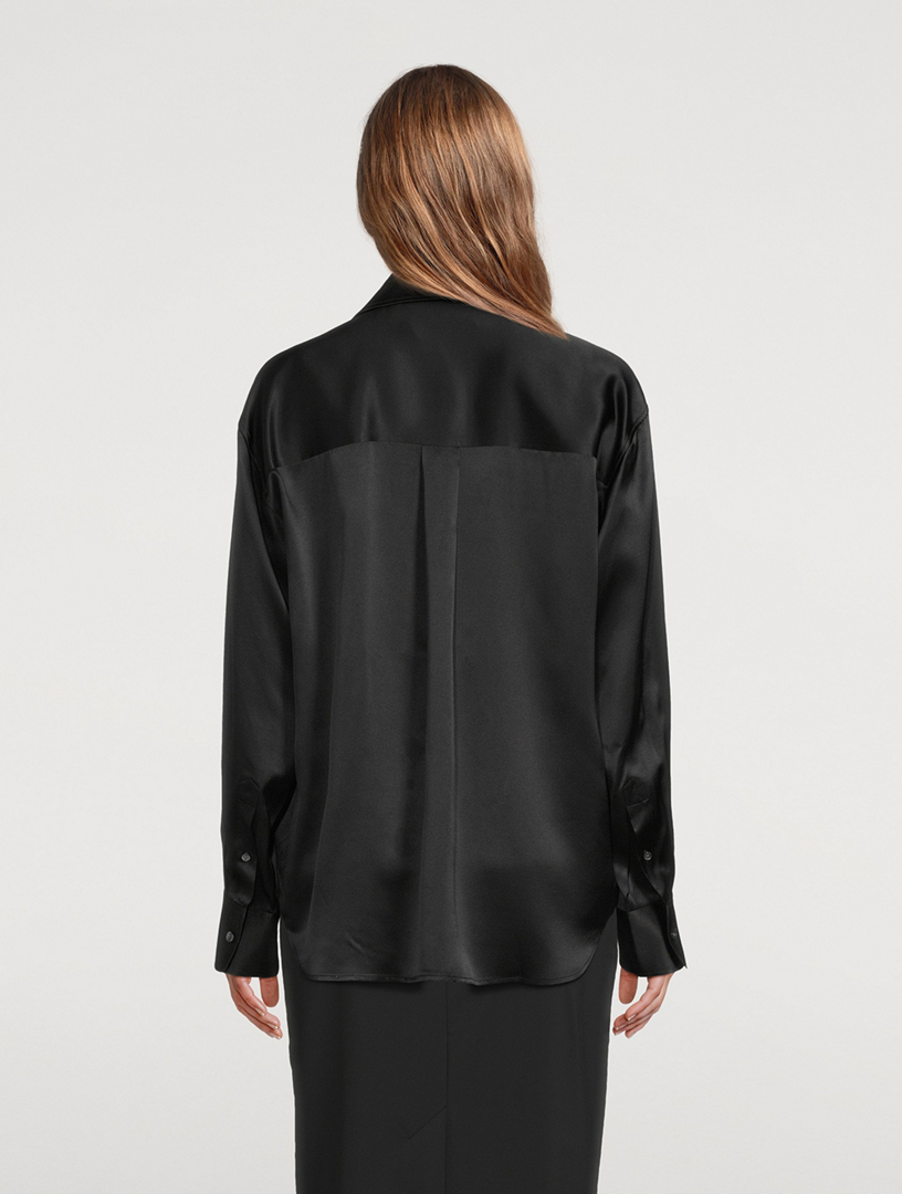 Silk Double Layered Shirt