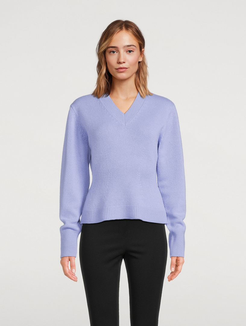 Peplum on sale cashmere sweater