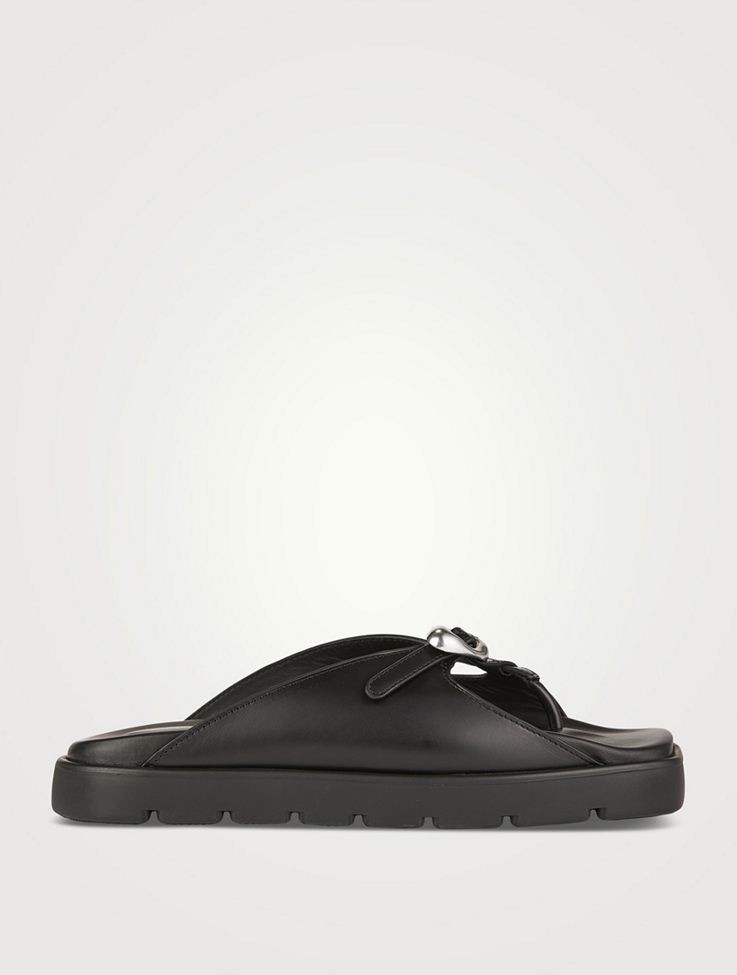 素敵★Alexander Wang Dome レザーサンダル ミュール ALEXANDER WANG Dome snake-effect leather sandals | NET-A-PORTER