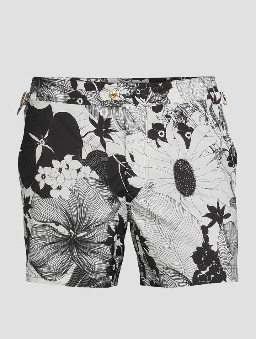 TOM FORD Swim Shorts In Floral Print Holt Renfrew