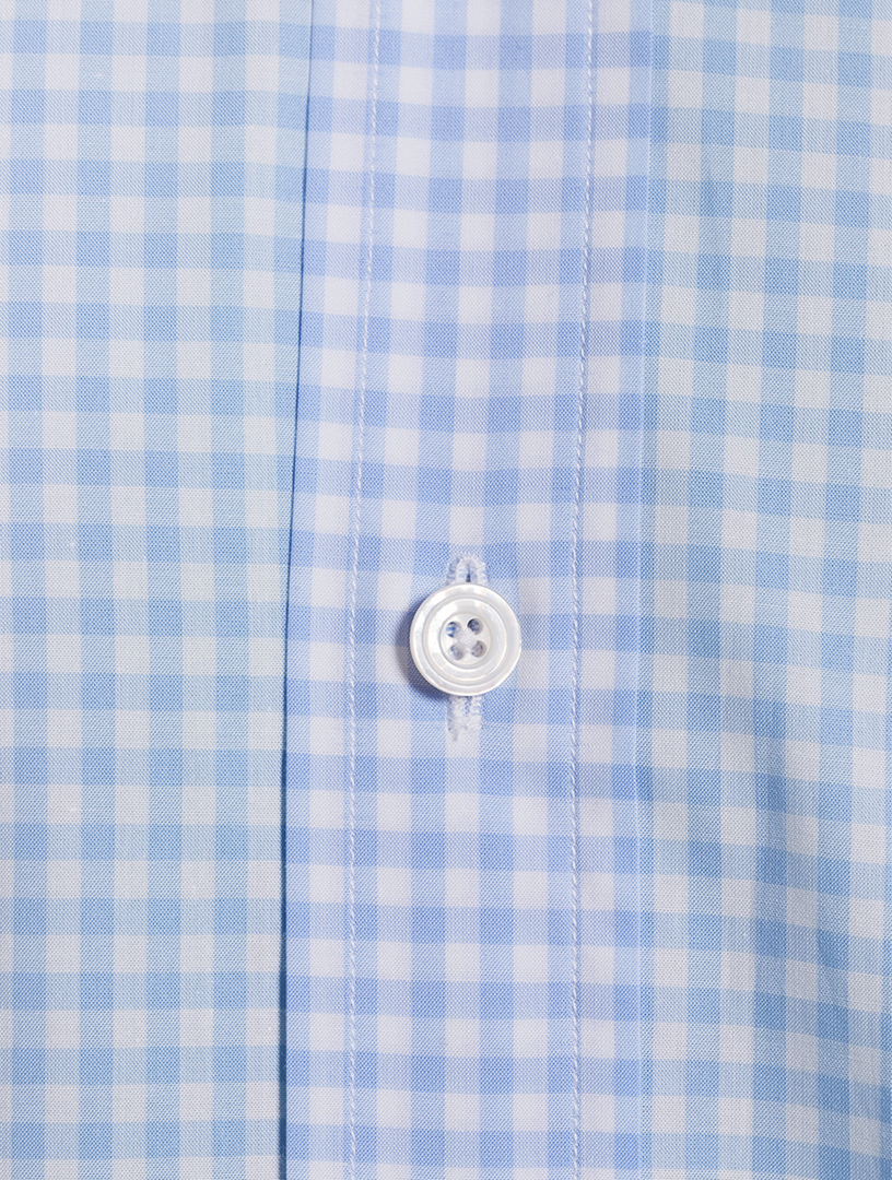 Slim-Fit Shirt Check Print
