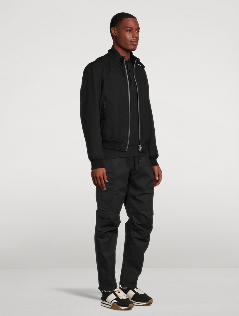 Wool Mohair Hopsack Jacket
