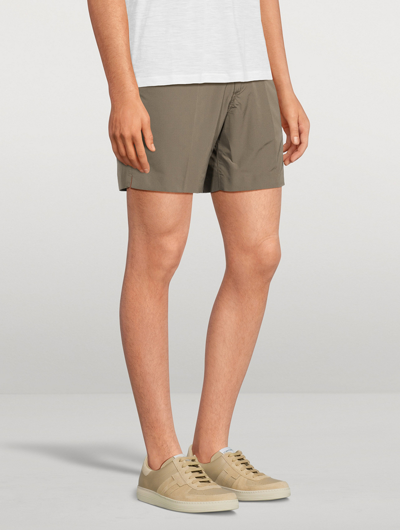Technical Faille Tailored Shorts