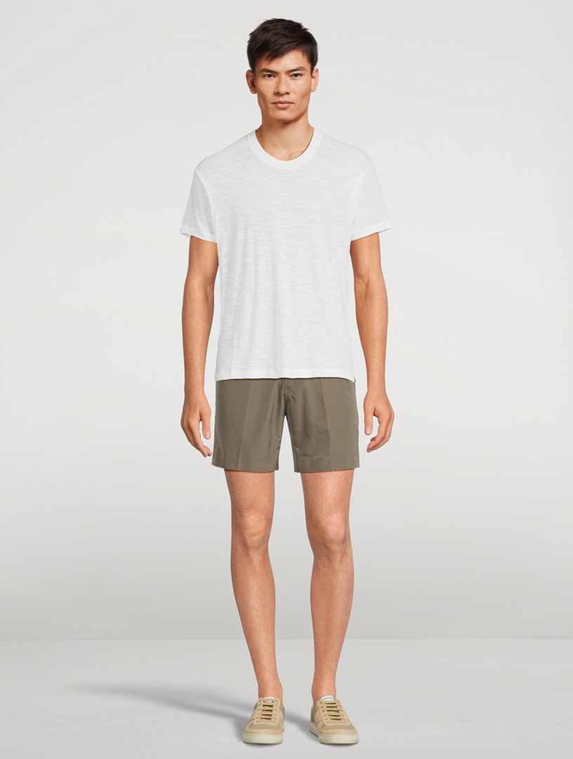 Technical Faille Tailored Shorts