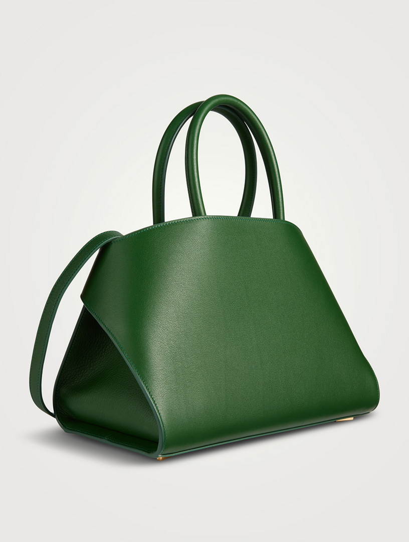 Small Hug Leather Satchel