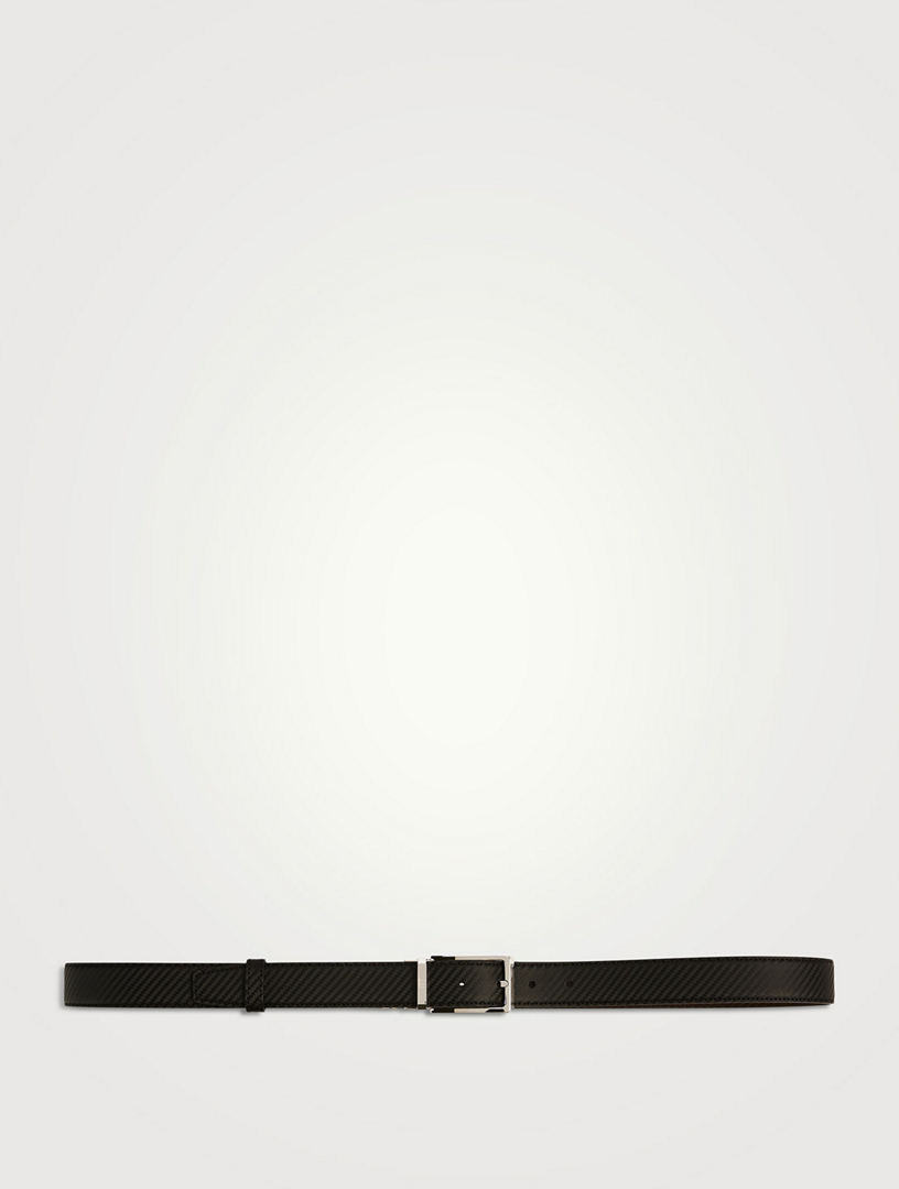 Chassis Leather Reversible Belt