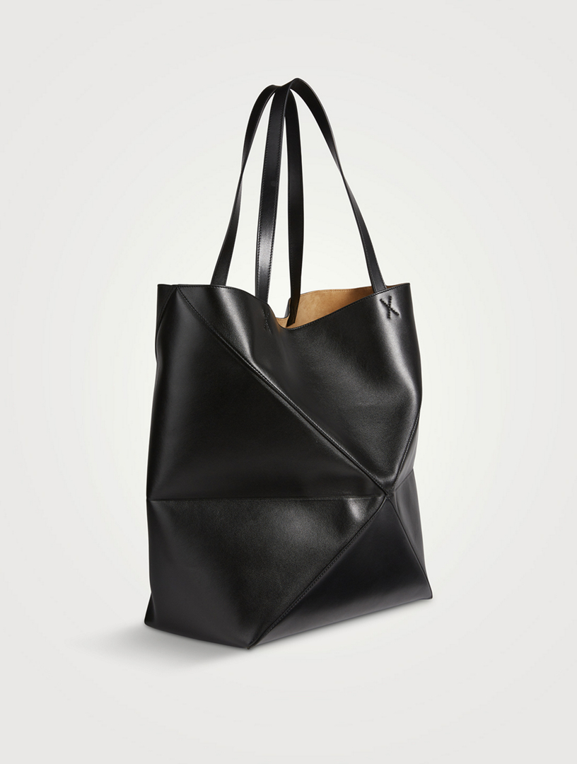 LOEWE Large Puzzle Fold Leather Tote Bag | Holt Renfrew