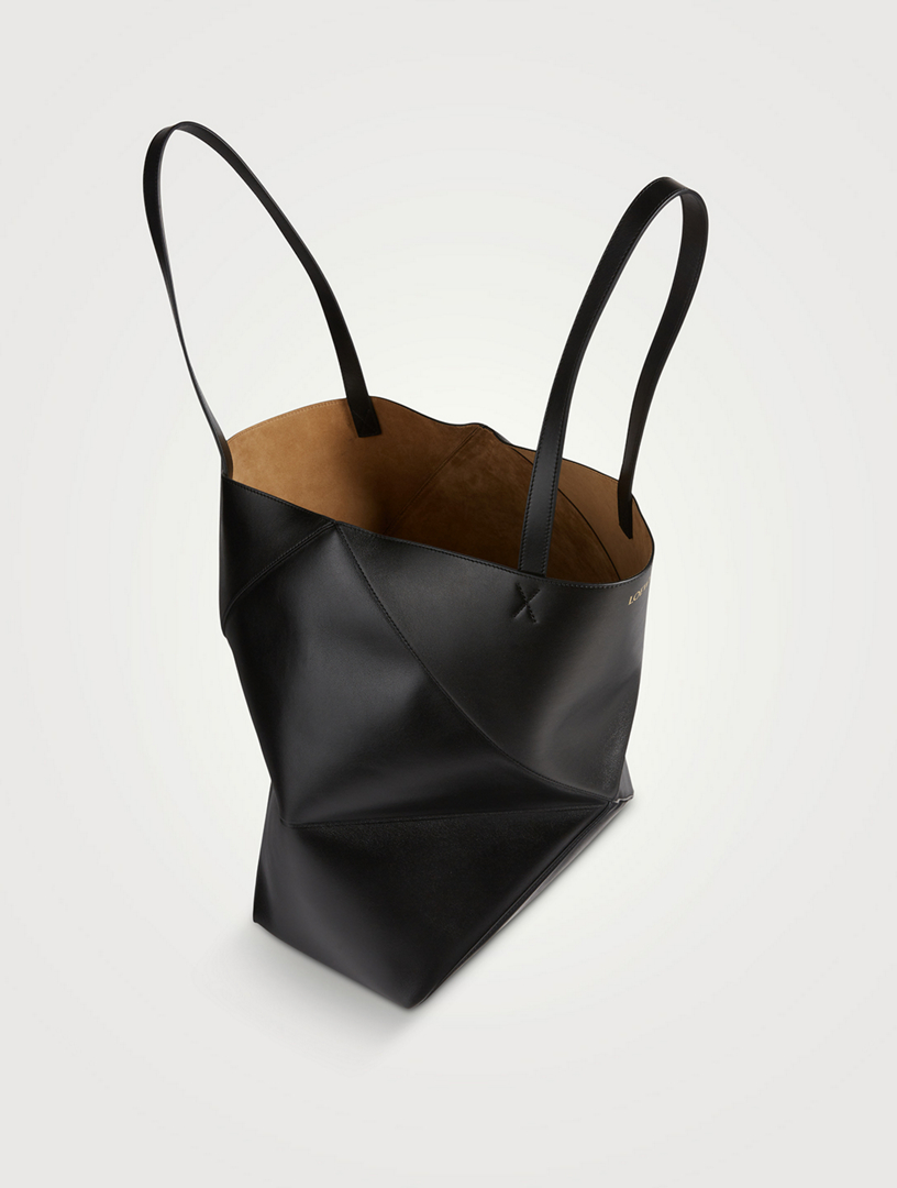 LOEWE Large Puzzle Fold Leather Tote Bag | Holt Renfrew