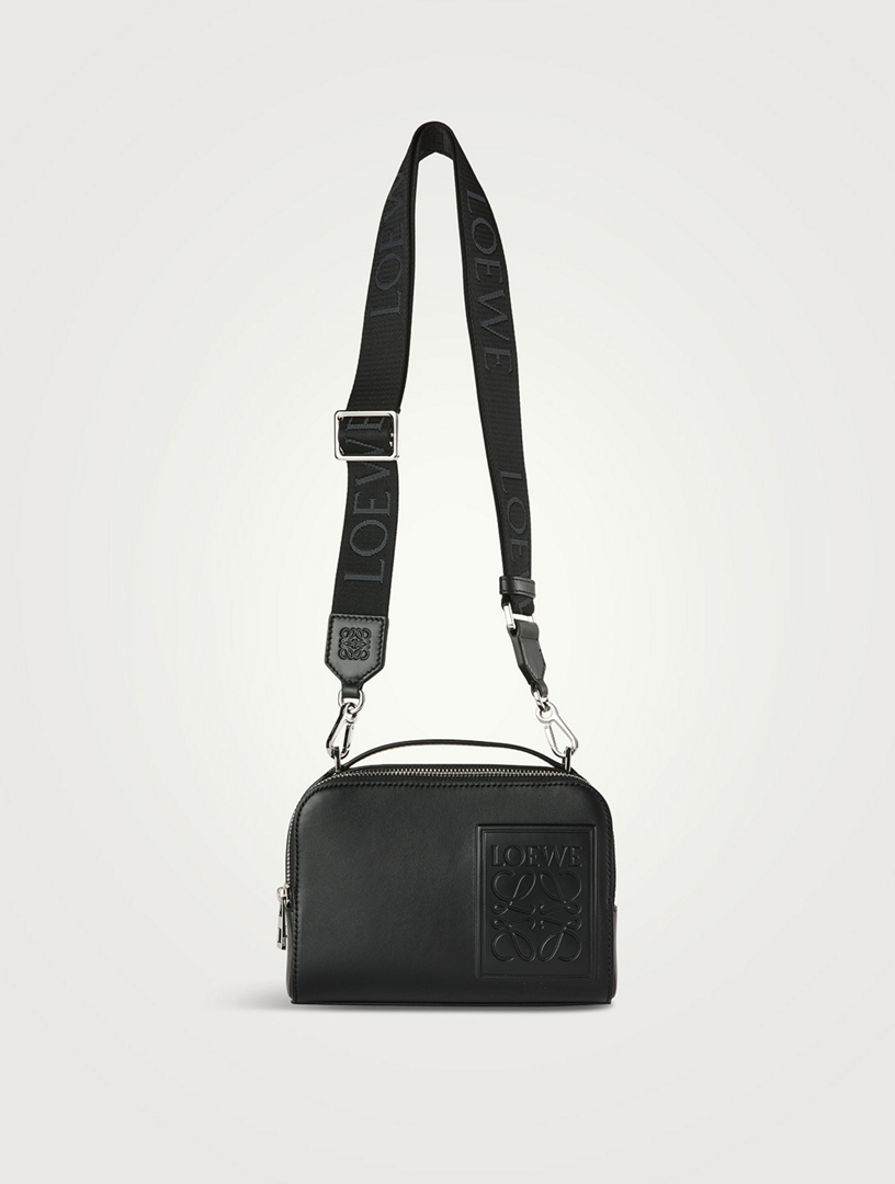 Mini Camera Leather Crossbody Bag