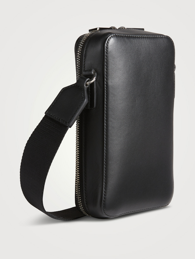 LOEWE Satin Leather Vertical Crossbody Pocket Bag | Holt Renfrew