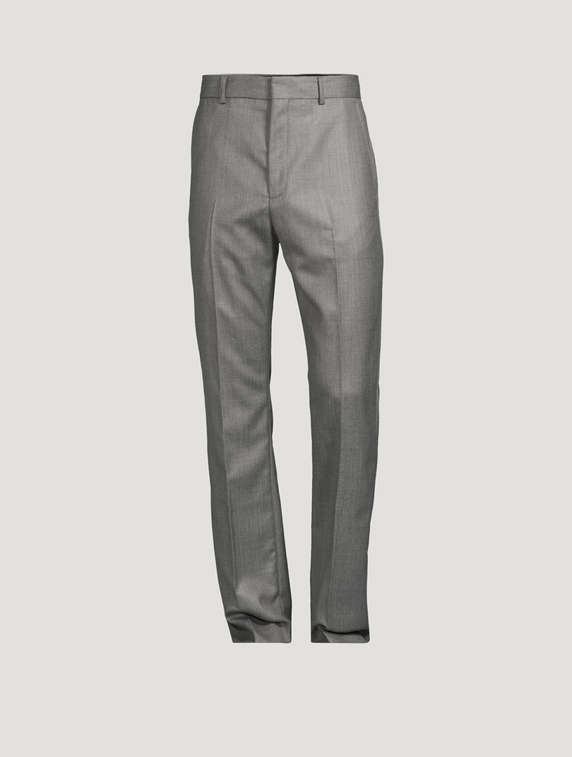 Dunhill Wool-blend Ripstop Pants in Blue for Men