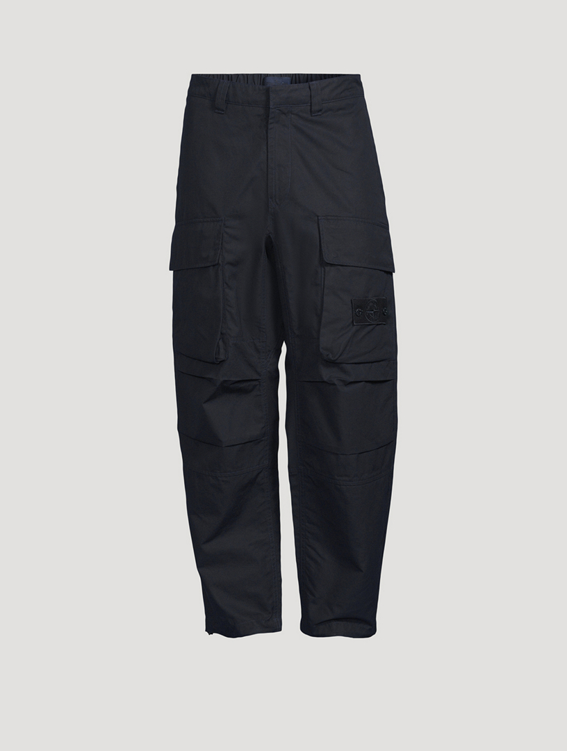 Cotton Oversized-Leg Pants
