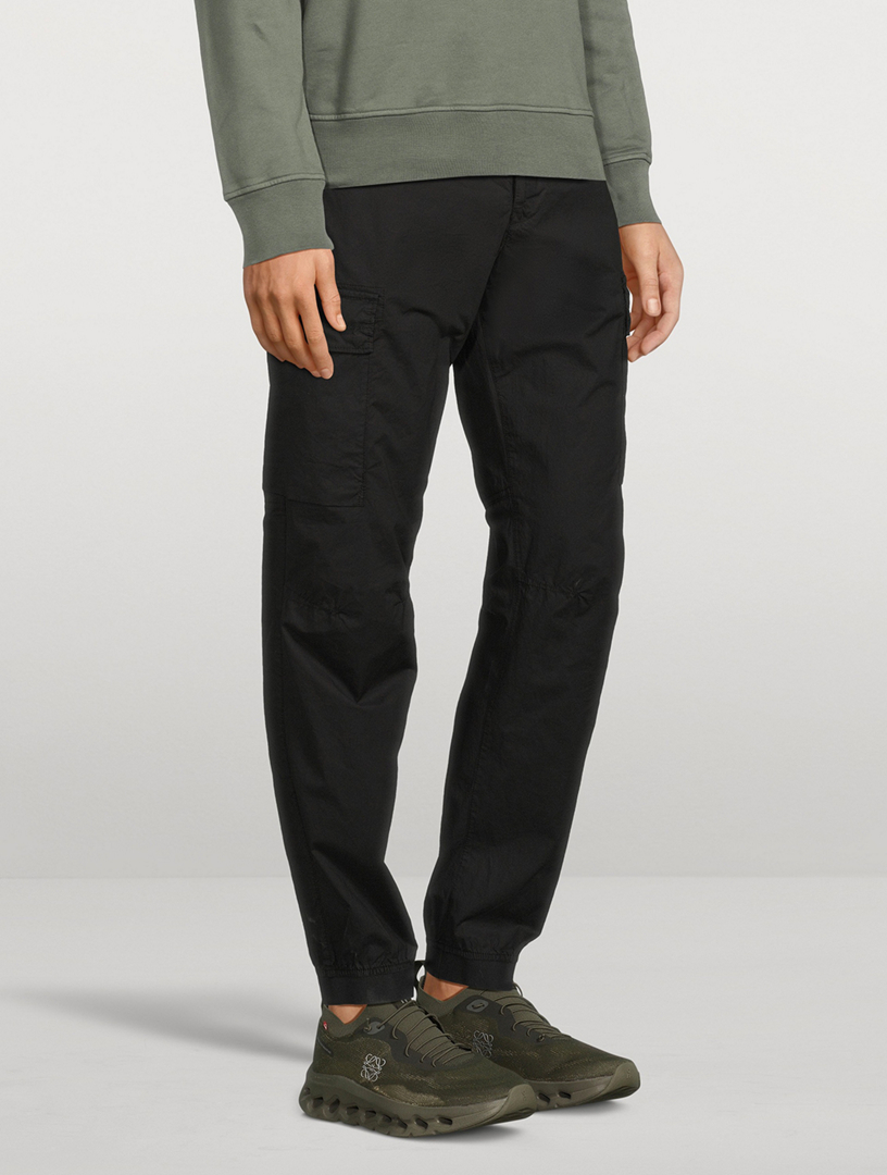 Stretch Cotton Cargo Pants