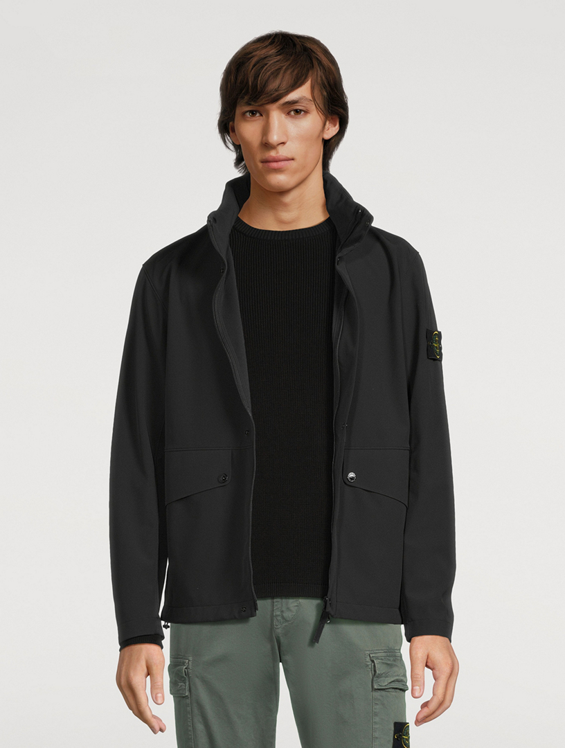 STONE ISLAND SHADOW PROJECT MESH HALF ZIP KNIT - X Clothing