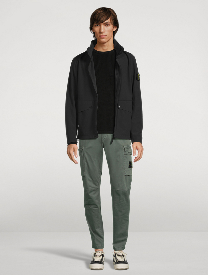 STONE ISLAND Soft Shell Jacket With Hood | Holt Renfrew