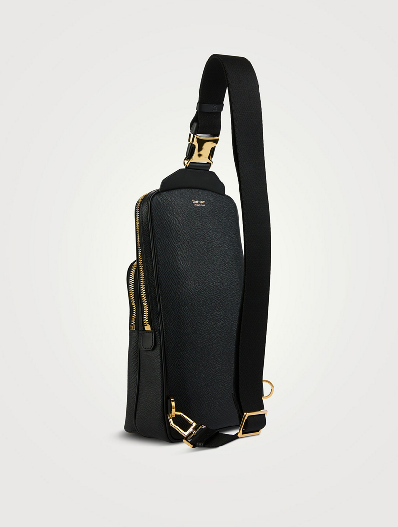 Buckley Grained Leather Sling Backpack