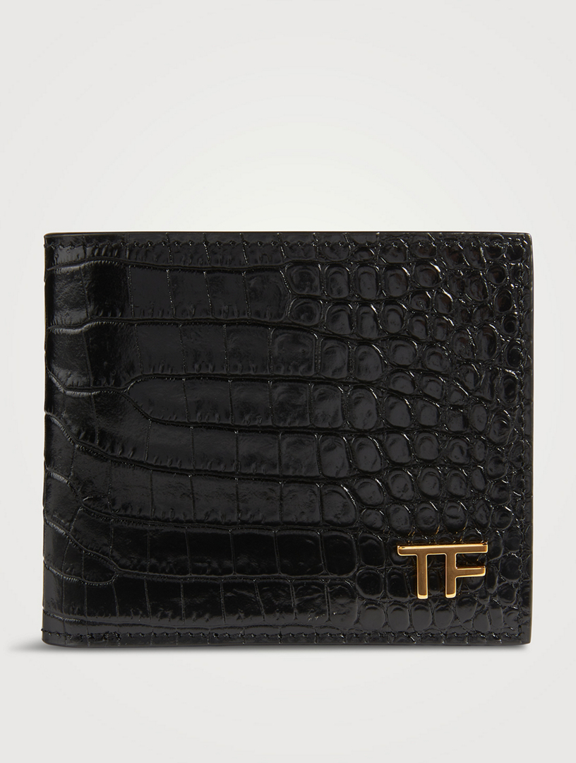 T-Line Leather Bifold Wallet