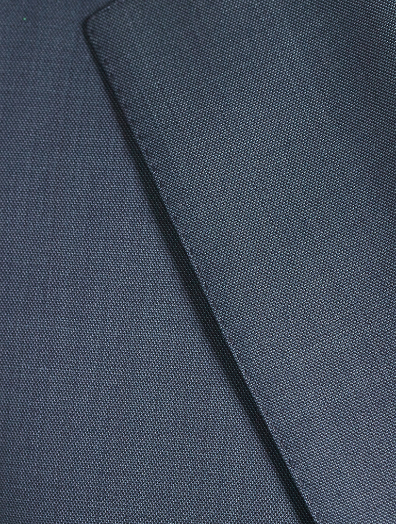 Wool Sharkskin Two-Piece Suit